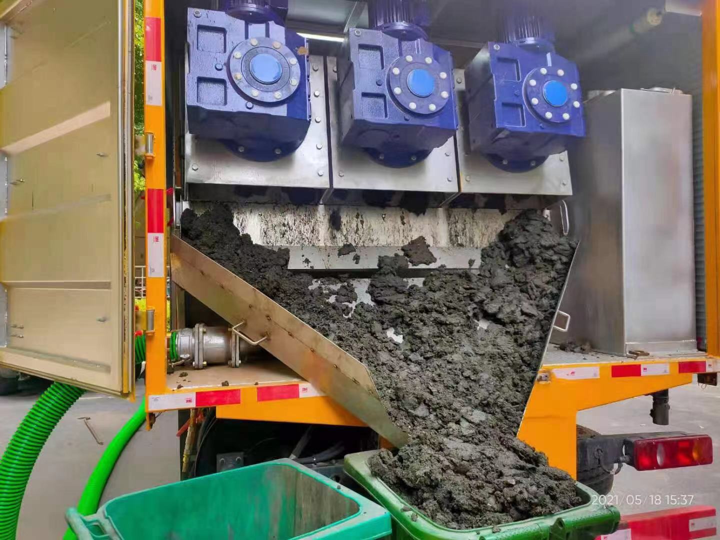 东平化粪池清掏城市维护站-泥浆净化干湿分离处理